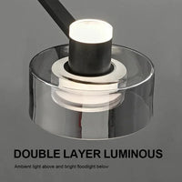 Lustre LED Minimaliste Moderne en Verre et Cuivre - Design Épuré | Marco Lucetti