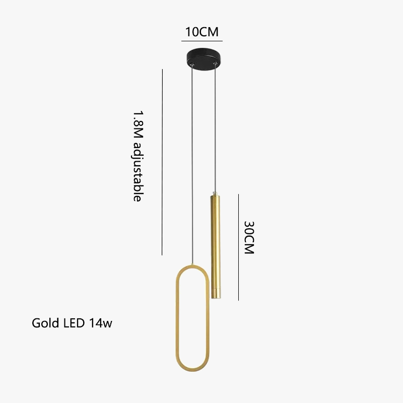 Lustre LED Nordique Minimaliste
