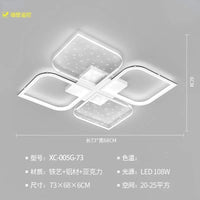 Lustre LED Modern Starry Sky Grass Blades Interior Lightning | Marco Lucetti Style A 73cm blanc / Blanc froid