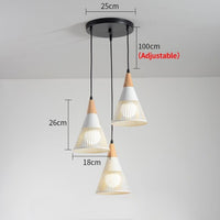 Lustre LED moderne Abril | Marco Lucetti B - Blanc - 3 lampes
