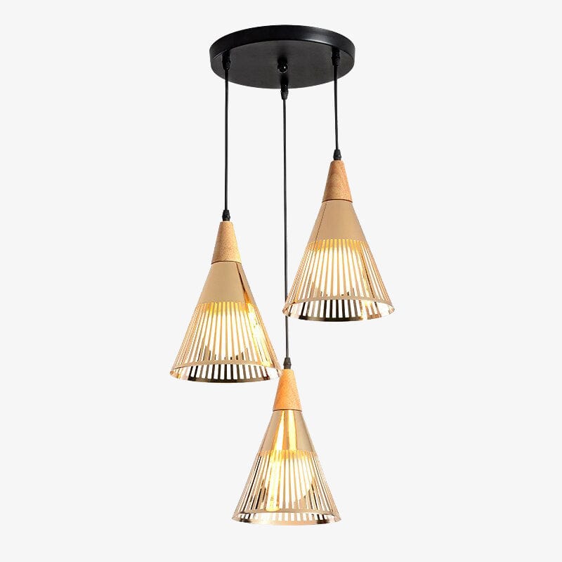 Lustre LED moderne Abril | Marco Lucetti B - Doré - 3 lampes