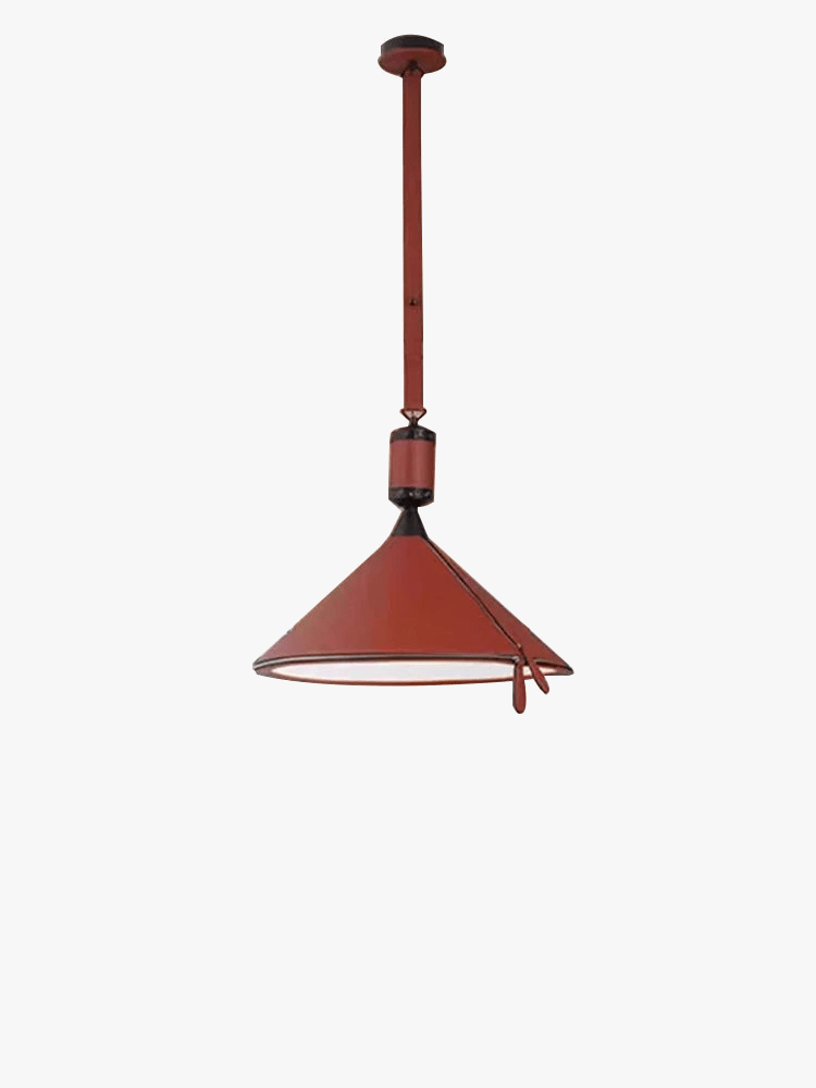 Lustre LED moderne avec ceinture en cuir pour une décoration intérieure sophistiquée | Marco Lucetti