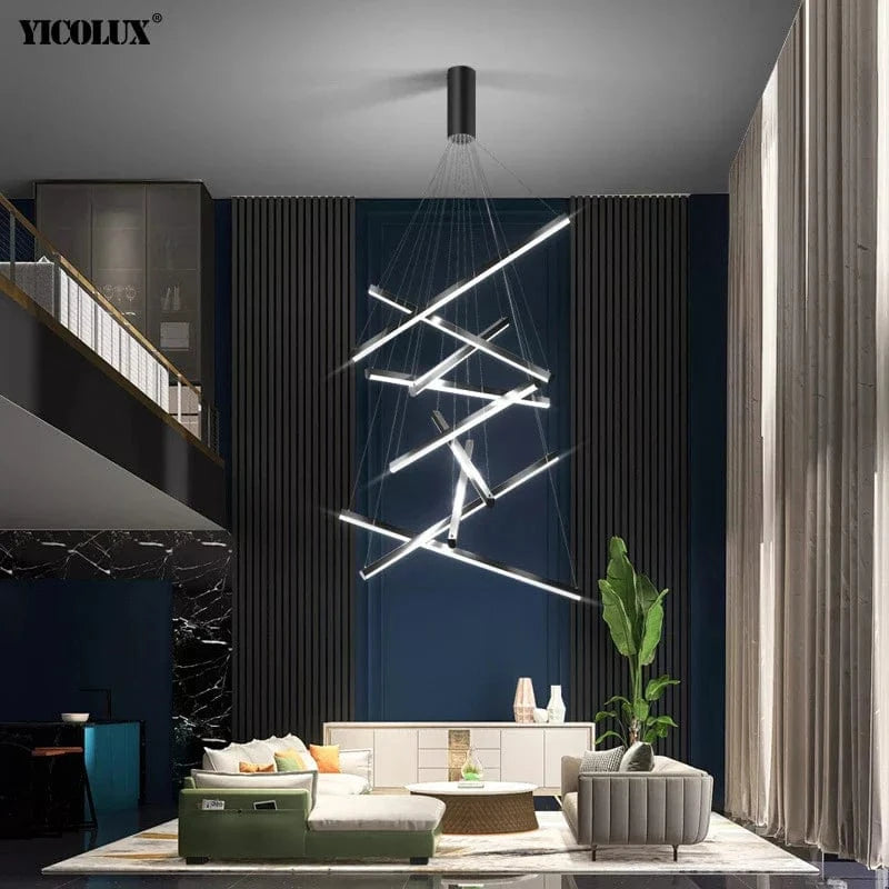 Lustre LED moderne avec gradation à distance pour un intérieur élégant | Marco Lucetti