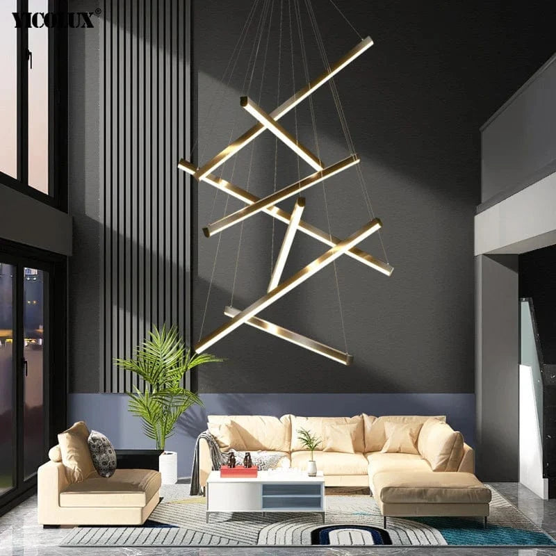 Lustre LED moderne avec gradation à distance pour un intérieur élégant | Marco Lucetti