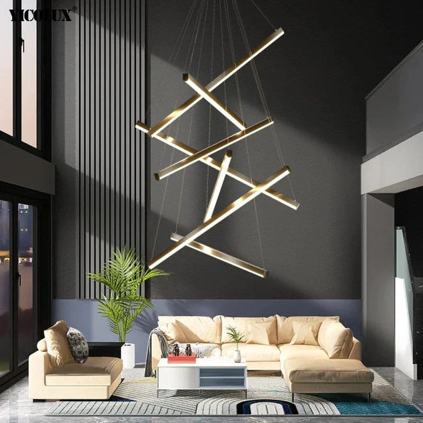 Lustre LED moderne avec gradation à distance pour un intérieur élégant | Marco Lucetti