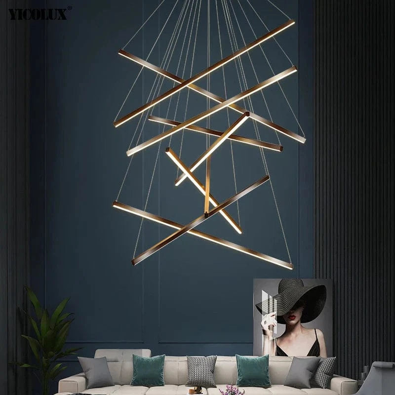 Lustre LED moderne avec gradation à distance pour un intérieur élégant | Marco Lucetti