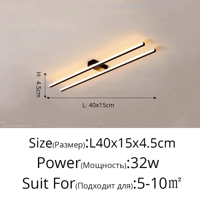 Lustre LED moderne avec gradation à distance pour un intérieur élégant | Marco Lucetti A Noir 40cm / Blanc chaud Pas de télécommande