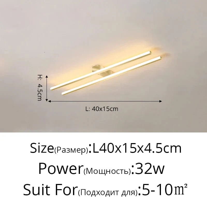 Lustre LED moderne avec gradation à distance pour un intérieur élégant | Marco Lucetti A Or 40cm / Blanc froid, pas de télécommande