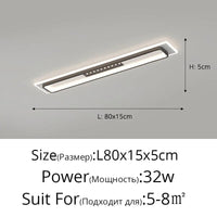 Plafonnier LED Moderne : Gradation et Projecteurs d'Éclairage Intérieur