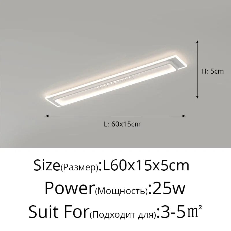 Plafonnier LED Moderne : Gradation et Projecteurs d'Éclairage Intérieur
