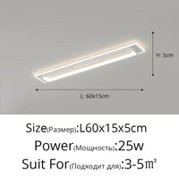 Plafonnier LED Moderne : Gradation et Projecteurs d'Éclairage Intérieur