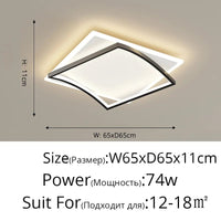 Lustre LED Moderne avec Gradation Simple pour la Maison. | Marco Lucetti