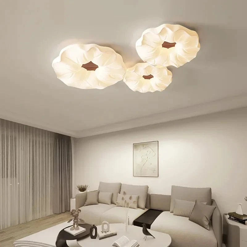 Lustre LED Moderne avec Moule Fleurs en Style Nordique Loft - Éclairage Haut de Gamme | Marco Lucetti