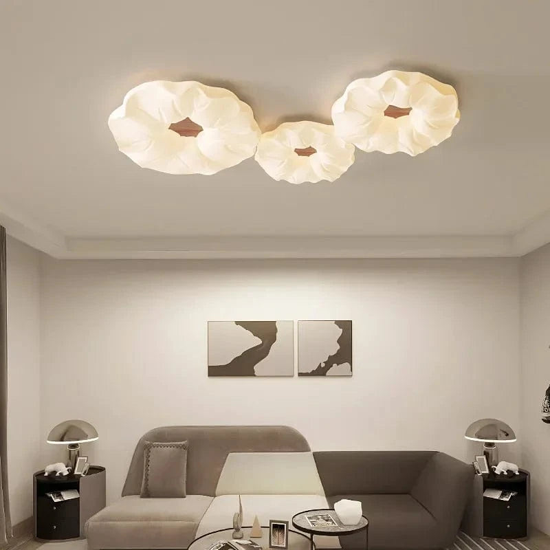 Lustre LED Moderne avec Moule Fleurs en Style Nordique Loft - Éclairage Haut de Gamme | Marco Lucetti