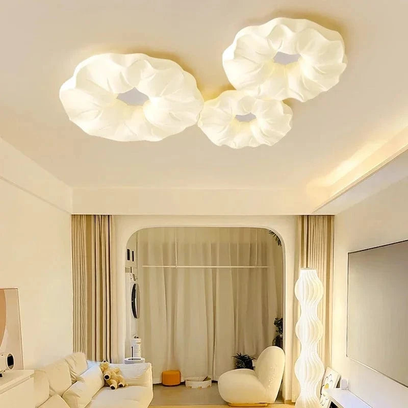 Lustre LED Moderne avec Moule Fleurs en Style Nordique Loft - Éclairage Haut de Gamme | Marco Lucetti