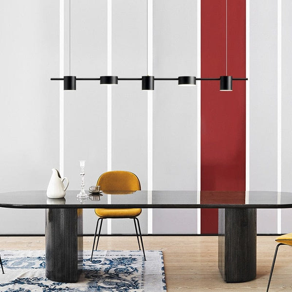 Lustre LED moderne avec spots en métal Ainoa | Marco Lucetti