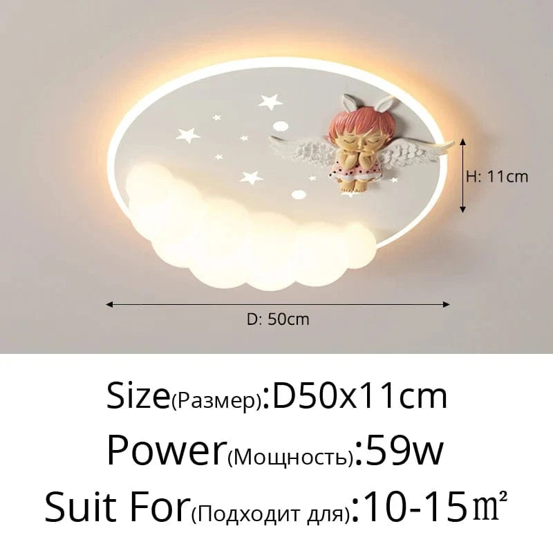 Lustre LED moderne avec télécommande pour une décoration intérieure tendance | Marco Lucetti B Blanc / 3 couleurs sans télécommande