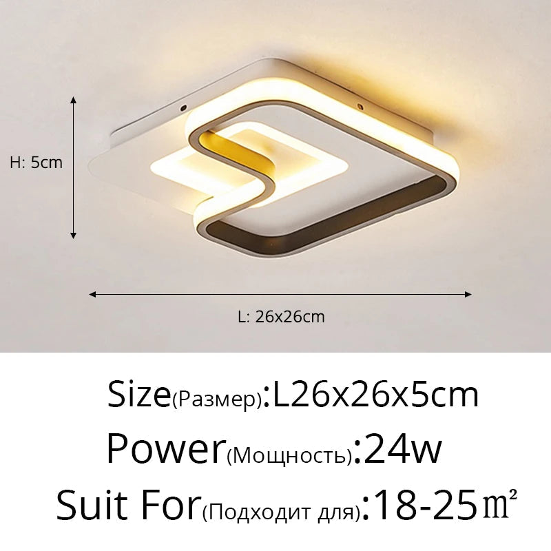 Lustre LED moderne romantique et créatif - Éclairage nordique chaud