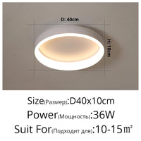 Lustre LED Design Moderne pour Éclairage Intérieur