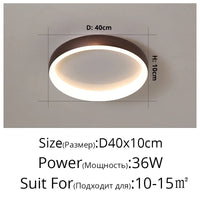 Lustre LED Design Moderne pour Éclairage Intérieur