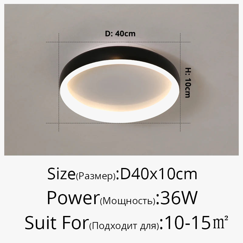 Lustre LED Design Moderne pour Éclairage Intérieur