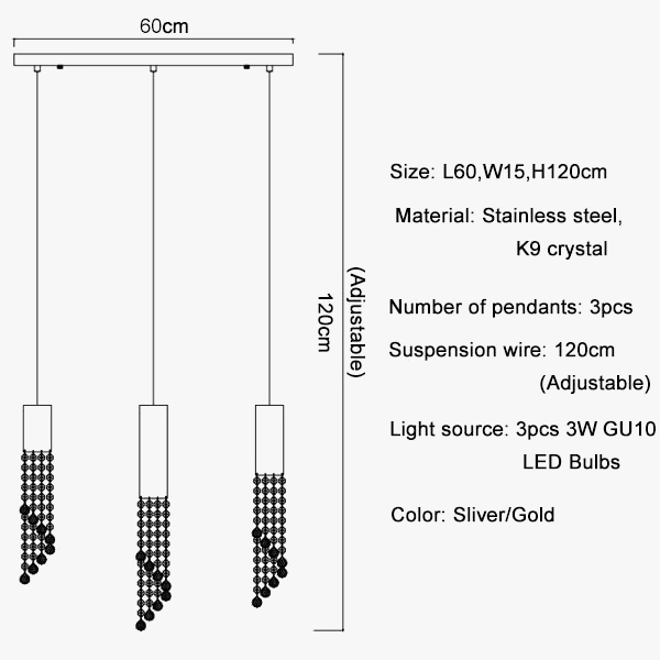 Lustre LED de Luxe Moderne en Cristal pour Escalier