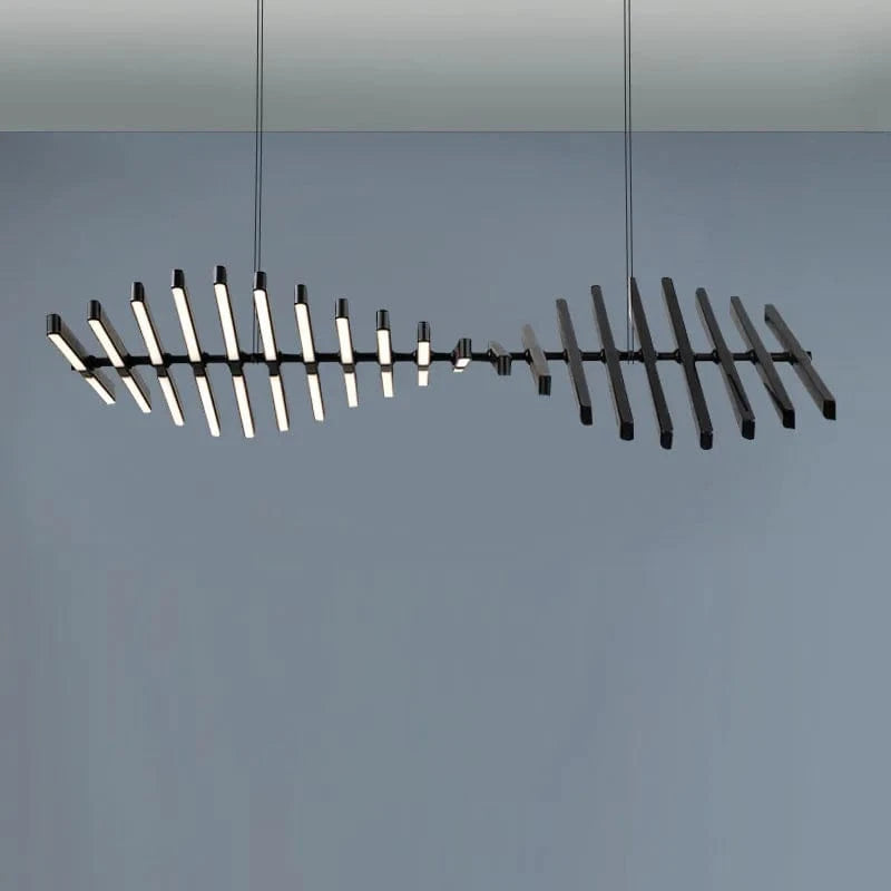 Lustre LED moderne - Éclairage Loft Nordique Noir/Blanc -Déco Suspension Lampe Restaurant Bar Luminaires | Marco Lucetti