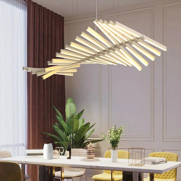 Lustre LED moderne - Éclairage Loft Nordique Noir/Blanc -Déco Suspension Lampe Restaurant Bar Luminaires | Marco Lucetti