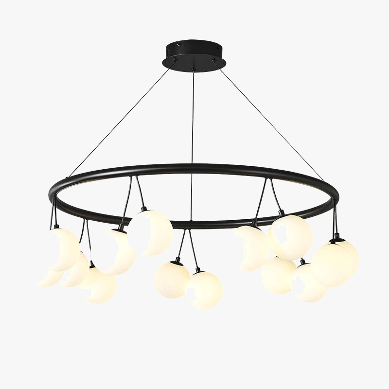 Lustre LED Moderne en Verre pour Décoration Intérieure Luxe | Marco Lucetti