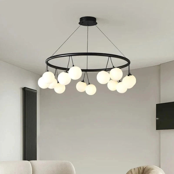 Lustre LED Moderne en Verre pour Décoration Intérieure Luxe | Marco Lucetti