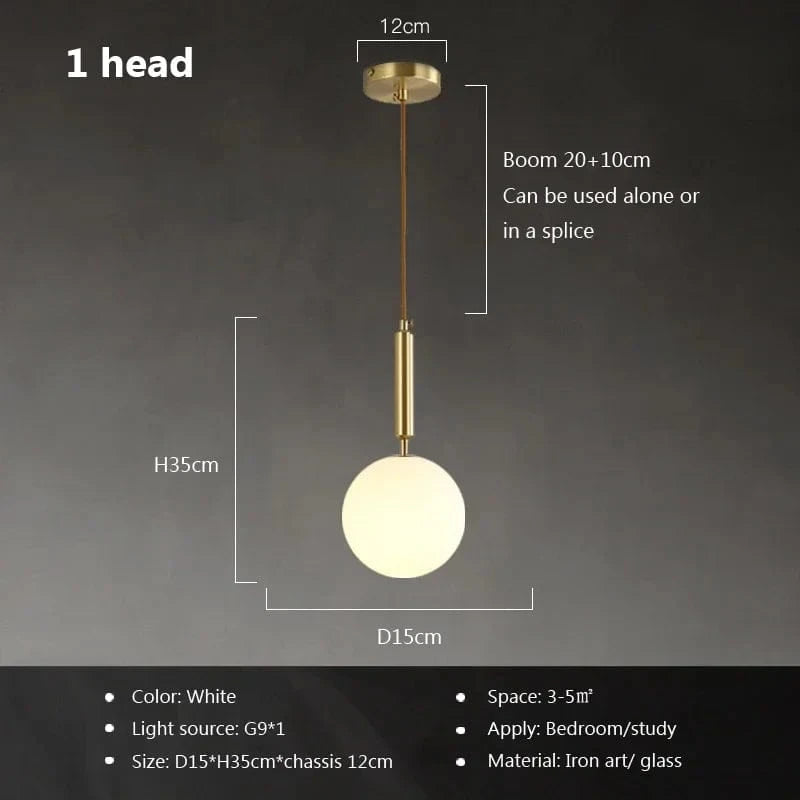 Lustre LED moderne en verre pour hôtel avec escaliers | Marco Lucetti 1A / Blanc froid