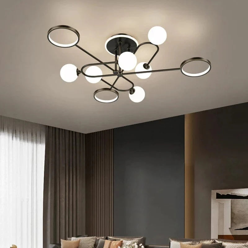 Lustre LED Moderne en Verre Suspendu - Livraison Directe | Marco Lucetti