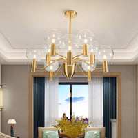 Lustre LED moderne "Golden Spider" | Marco Lucetti