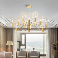 Lustre LED moderne "Golden Spider" | Marco Lucetti