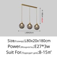 Lustre LED Moderne et Minimaliste Avec une touche Créative, Romantique et Chaleureuse