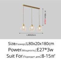 Lustre LED Moderne et Minimaliste Avec une touche Créative, Romantique et Chaleureuse