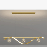 Lustre LED Moderne Minimaliste en Verre pour Restaurants de Luxe | Marco Lucetti