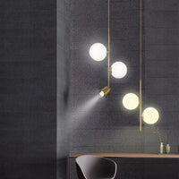 Lustre LED moderne Nordique boule de verre - Art Décor Restaurant de Luxe. | Marco Lucetti