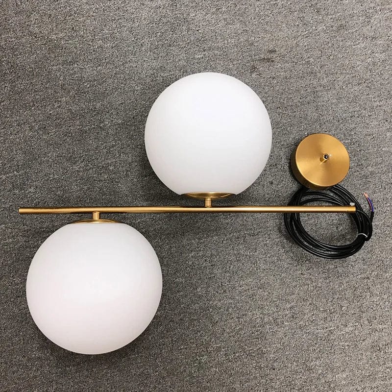 Lustre LED moderne Nordique boule de verre - Art Décor Restaurant de Luxe. | Marco Lucetti