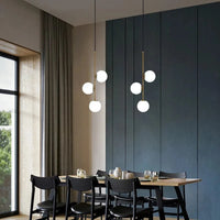 Lustre LED moderne Nordique boule de verre - Art Décor Restaurant de Luxe. | Marco Lucetti