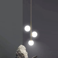 Lustre LED moderne Nordique boule de verre - Art Décor Restaurant de Luxe. | Marco Lucetti
