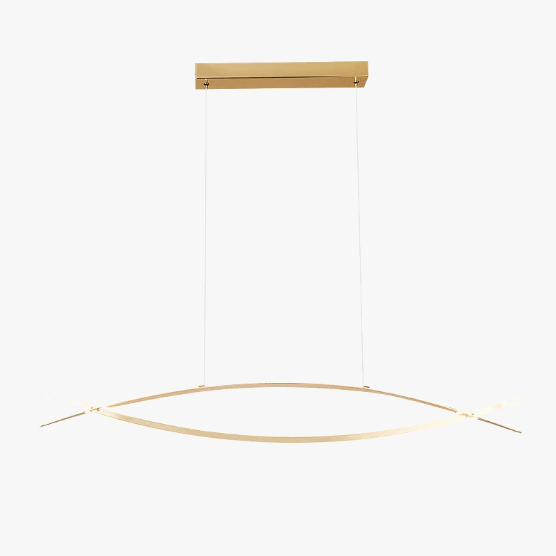 Lustre LED Moderne Plaqué Or/Chrome Suspendu Luminaire Boutique - Éclairage de Luxe