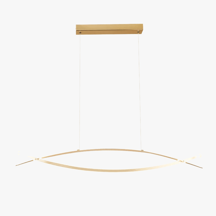 Lustre LED Moderne Plaqué Or/Chrome Suspendu Luminaire Boutique - Éclairage de Luxe