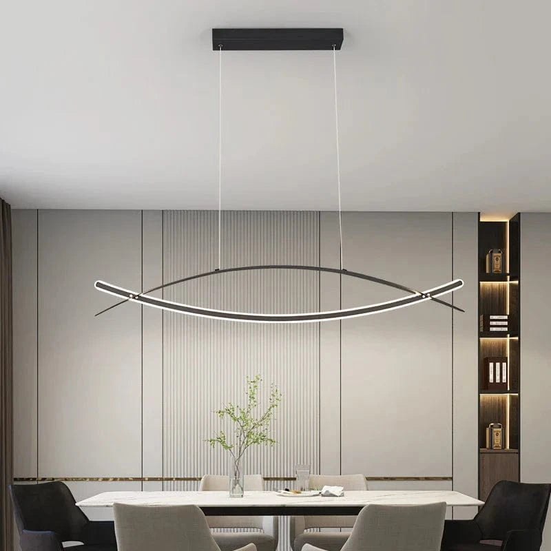 Lustre LED Moderne Plaqué Or/Chrome Suspendu Luminaire Boutique - Éclairage de Luxe | Marco Lucetti