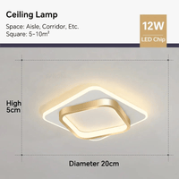 Lustre LED Moderne Pour Allée, Escaliers et Chambre | Marco Lucetti