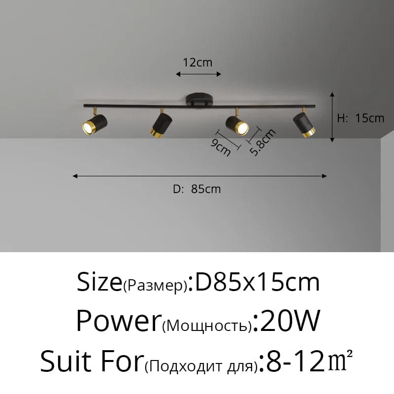 Lustre LED moderne pour boutique de mode et salon | Marco Lucetti