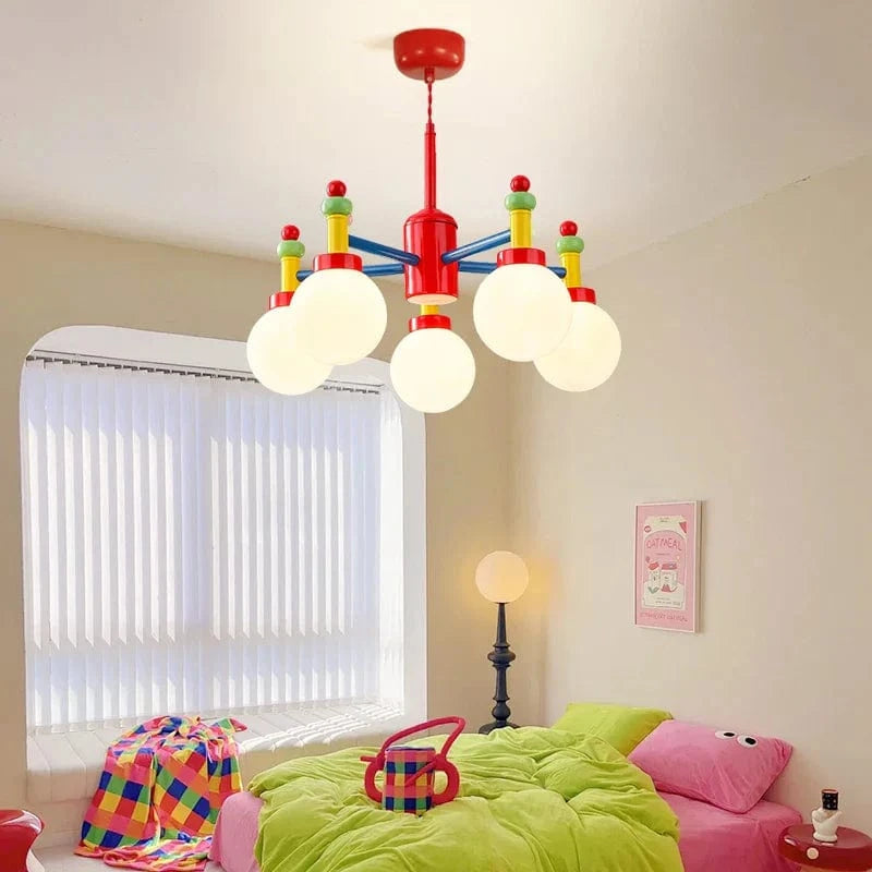 Lustre LED moderne pour chambre d'enfant - Style médiéval Memphis | Marco Lucetti