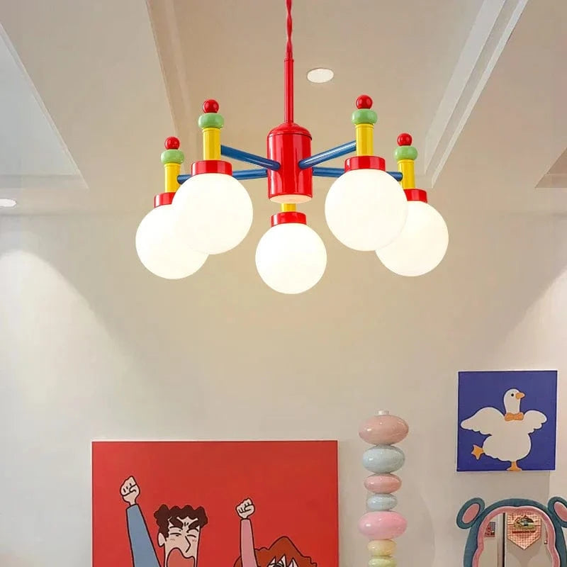 Lustre LED moderne pour chambre d'enfant - Style médiéval Memphis | Marco Lucetti