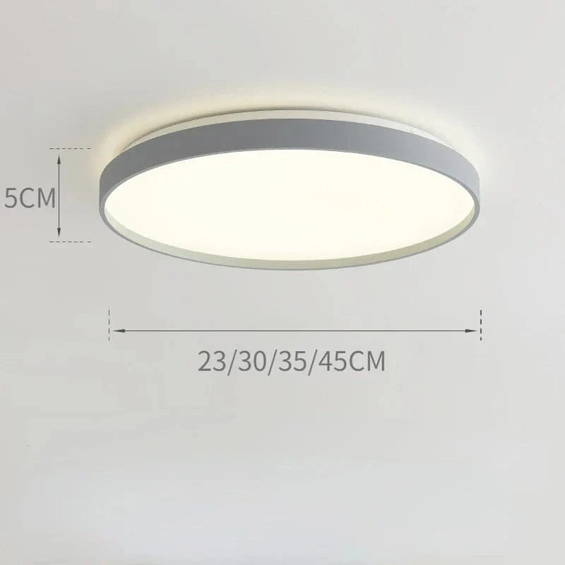 Lustre LED Moderne pour Décoration Intérieure | Marco Lucetti Gris / Blanc chaud (pas de RC) / D23cm