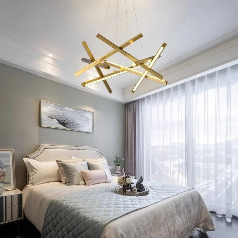 Lustre LED moderne pour éclairage intérieur - Élégance Simplifiée | Marco Lucetti